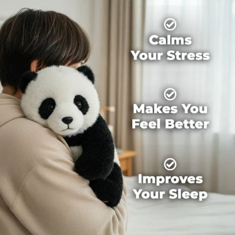 🎁 49% OFF Today – The Lifelike Cuddle Panda – Soft Plush Companion🐼